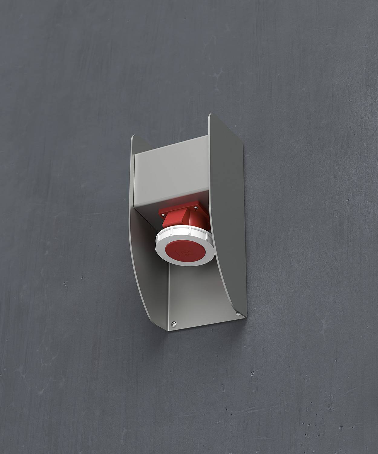 Wandsteckdose/ -verteiler 5510E; 1x CEE 5/16A