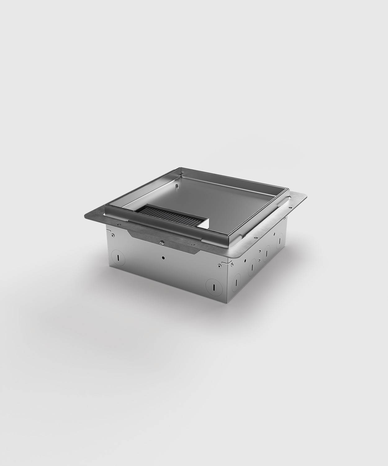 Bodensteckdose/ Bodentank 8908H; 8x Schuko,