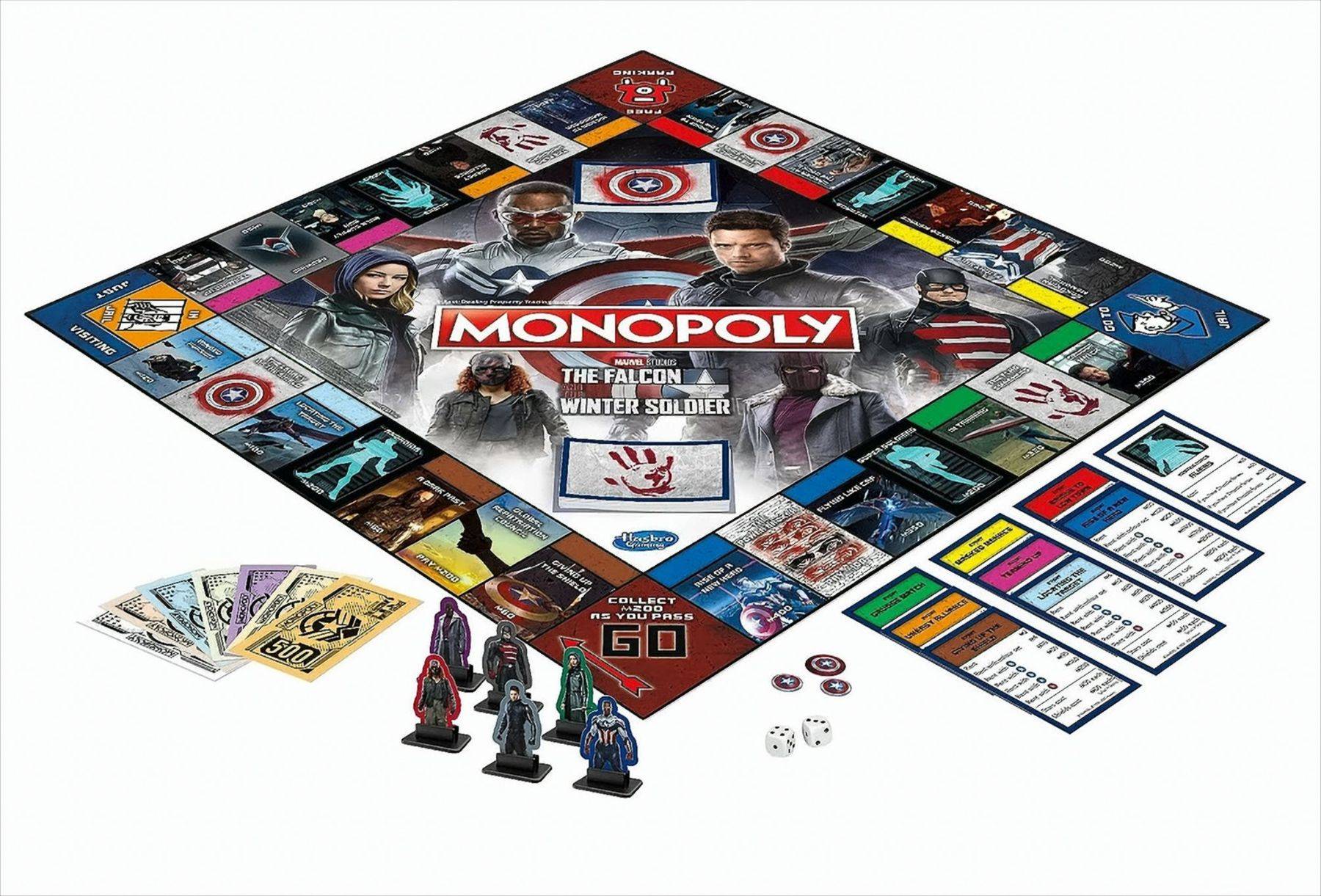 Hasbro - Monopoly Marvel Studios The Falcon and the Winter Soldier Ed Neu & OVP