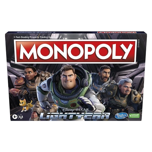Hasbro - Monopoly - Lightyear (englisch) Brettspiel Gesellschaftsspiel Pixar Toy Story Hasbro - Monopoly - Lightyear (englisch) Brettspiel Gesellschaftsspiel Pixar Toy Story