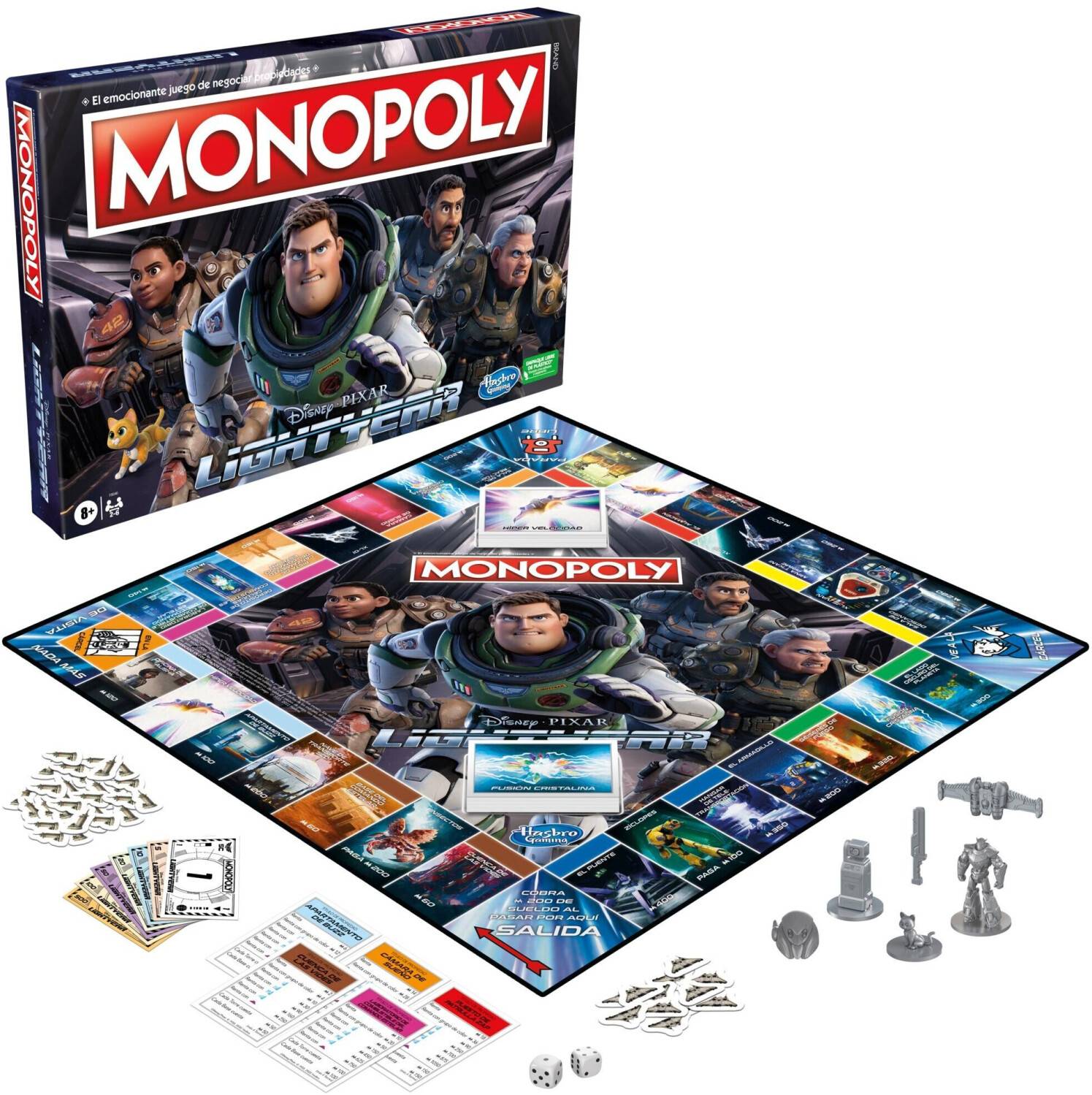 Hasbro - Monopoly - Lightyear (englisch) Brettspiel Gesellschaftsspiel Pixar Toy Story