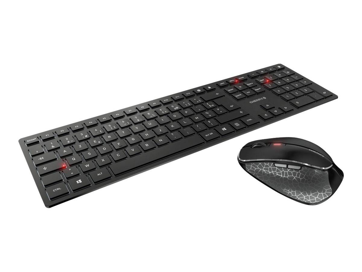 Cherry DW 9500 SLIM - Tastatur-und-Maus-Set - kabellos - 2.4 GHz - Bluetooth 4.0