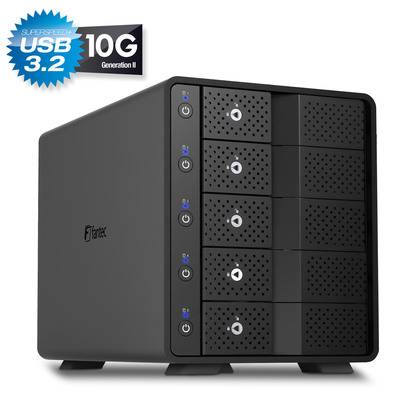 FANTEC MB-X5U31H Storagegehäuse 5x 3,5/2,5 HDD/SSD USB 3.2 Gehäuse / Wechselrahmen HDD / externe