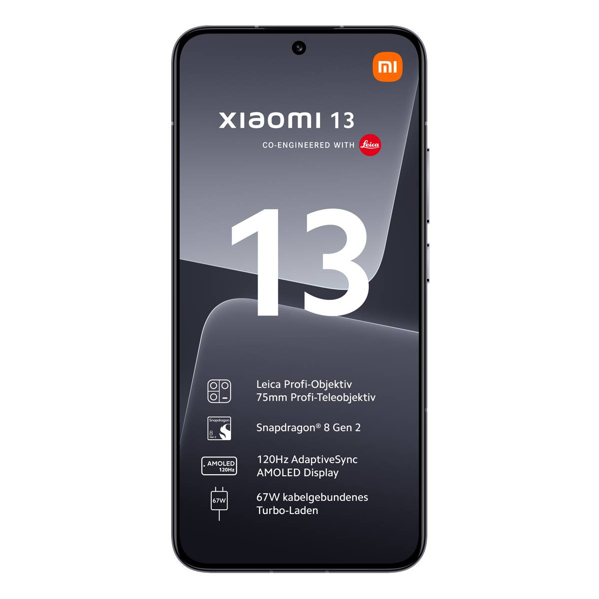 13 5G 8+256GB Schwarz 6,36Zoll