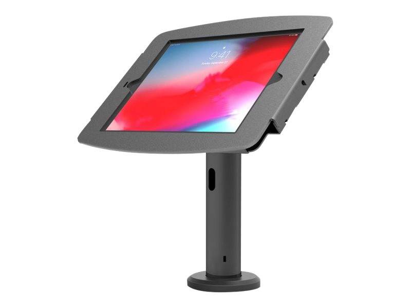 Compulocks iPad 10.2" Space Enclosure Tilting Stand 8" - Low-Rise - Befestigungskit (Gehäuse, pole stand)