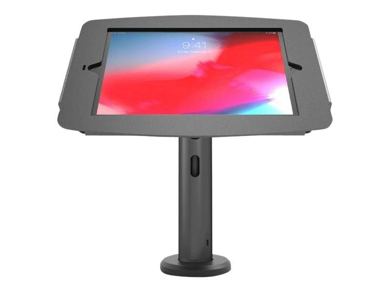 Compulocks iPad 10.2" Space Enclosure Tilting Stand 8" - Low-Rise - Befestigungskit (Gehäuse, pole stand)