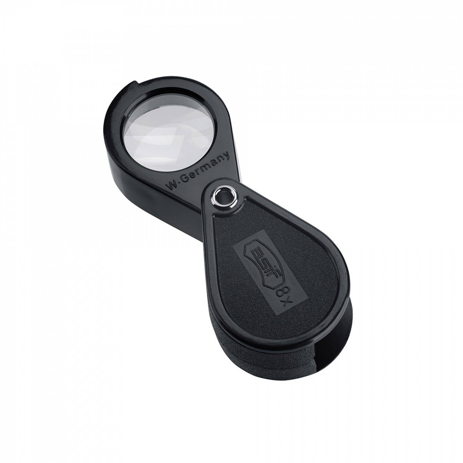 SCHWEIZER Einschlaglupe KUNSTSTOFF 8 x / Ø 22,8 mm, aplanatisch