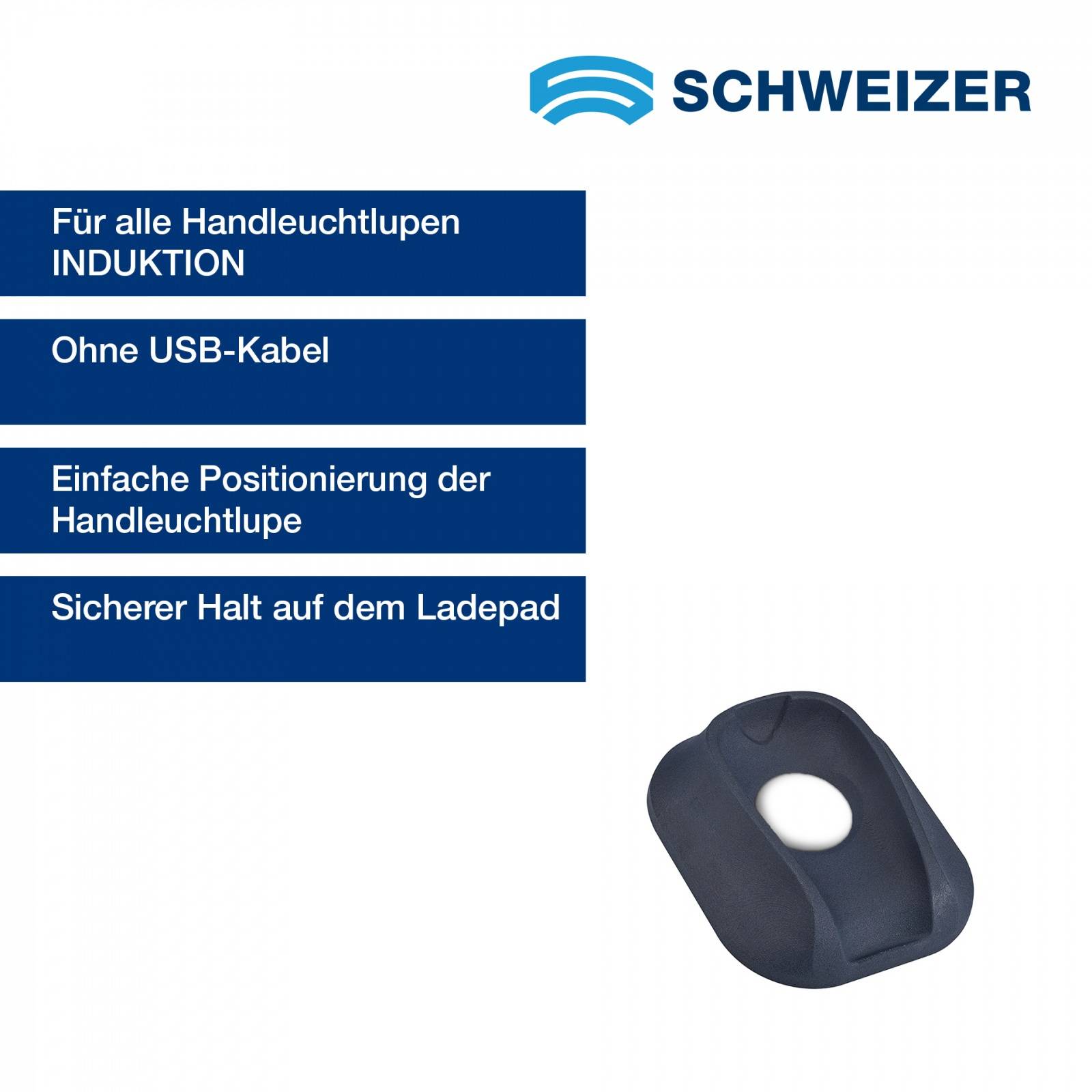 SCHWEIZER Ladeschale ohne Ladepad ca. 92 x 107 mm