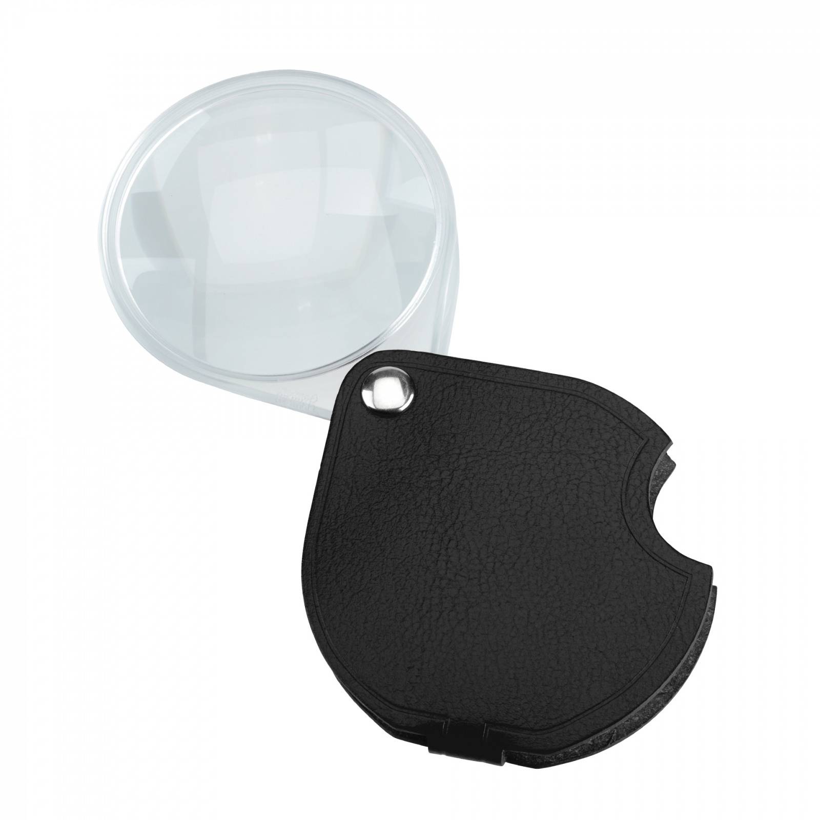 SCHWEIZER Taschenlupe ECONOMIC graphit 3,5 x / Ø 60 mm, bikonvex 