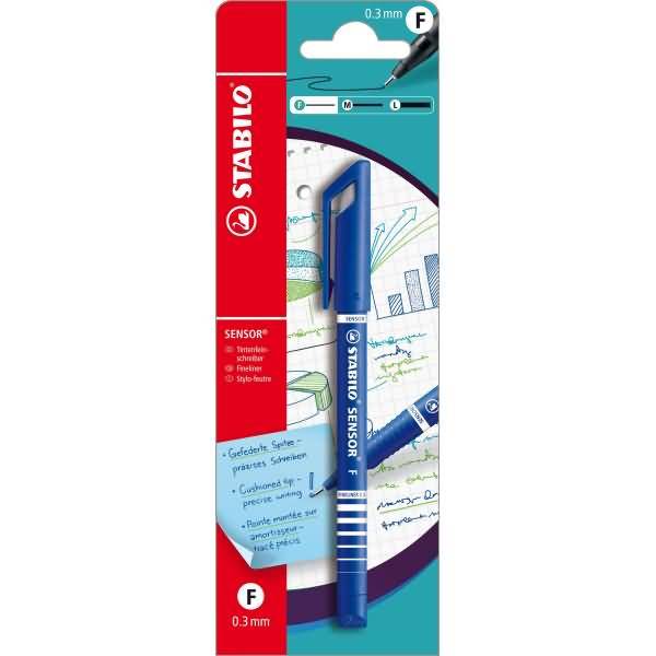 Fineliner Sensor fine 0,3mm blau Blisterkarte