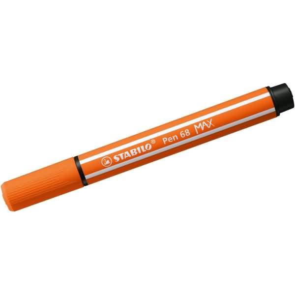 Fasermaler Pen 68 Max Keilspitze gelbrot