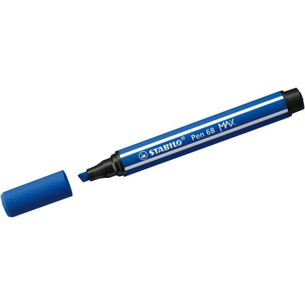 STABILO - Pen 68 MAX - 1 Farben - Blau - 5 mm - 1 mm - Blau - Rund