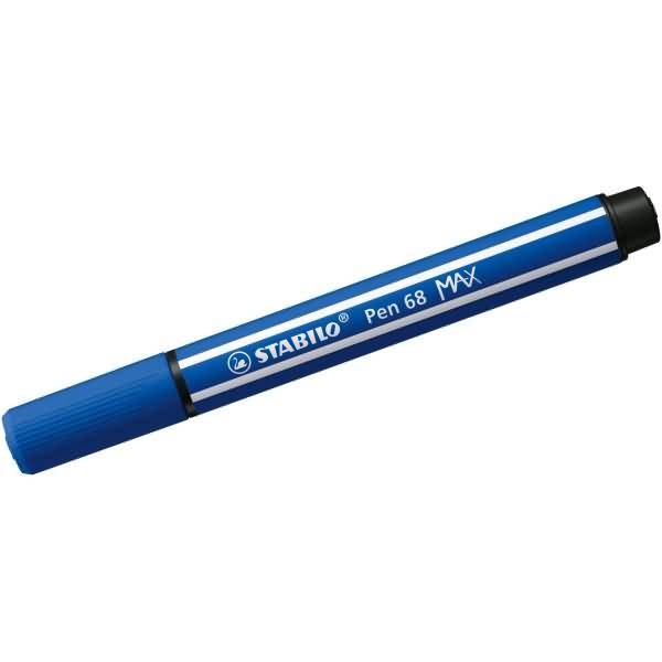 STABILO - Pen 68 MAX - 1 Farben - Blau - 5 mm - 1 mm - Blau - Rund