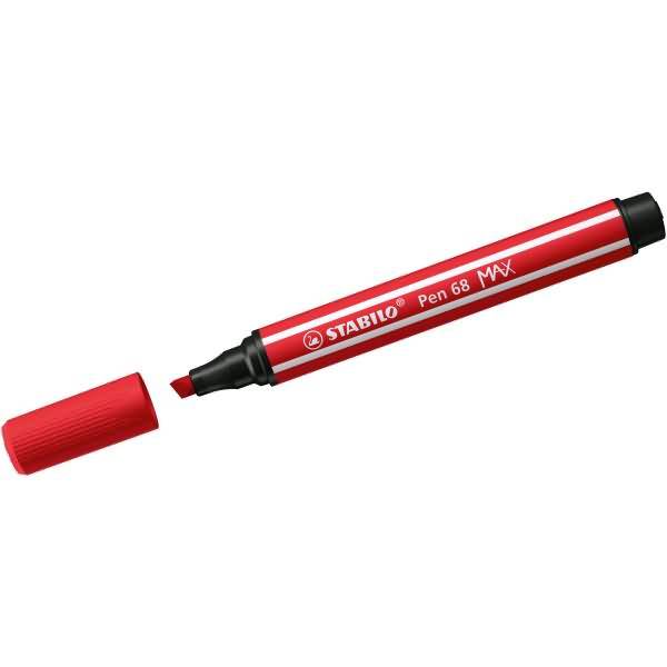 Fasermaler Pen 68 Max Keilspitze karminrot