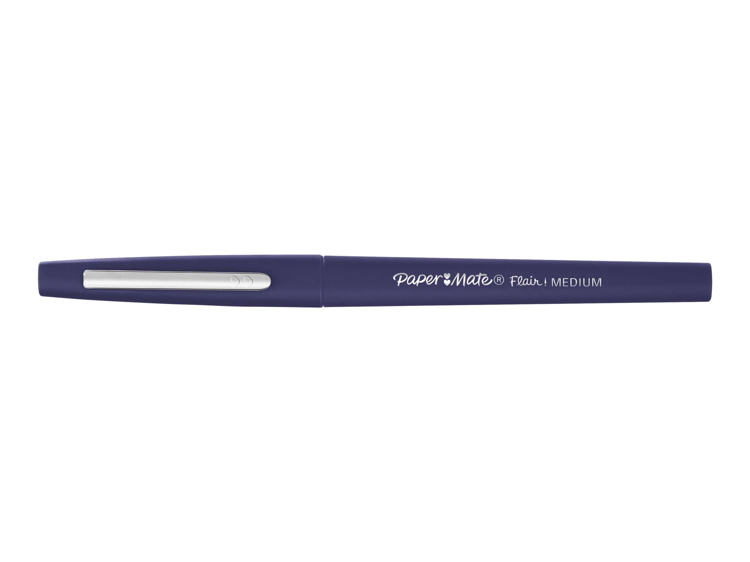 Paper Mate FLAIR - Filzstift - Marineblau - wasserbasierte Tinte - Mittel (Packung mit 12)