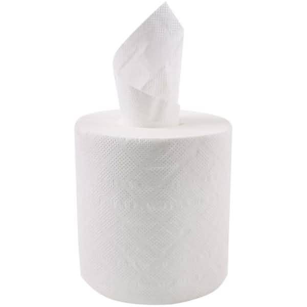 Papierhandtuchrolle Innenabwicklung Zellstoff 1-lagig DM 19cm weiß VE=6 Rollen