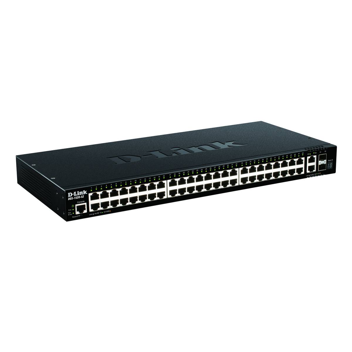 DGS-1520-52 Smart Managed Switch 48x Gigabit und 2x 10 Gbit/s Ethernet