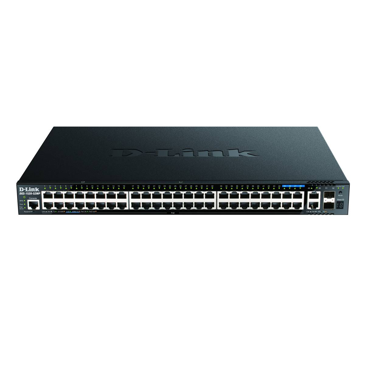 DGS-1520-52MP Smart Managed Switch Gigabit, 4x 2,5 Gbit/s