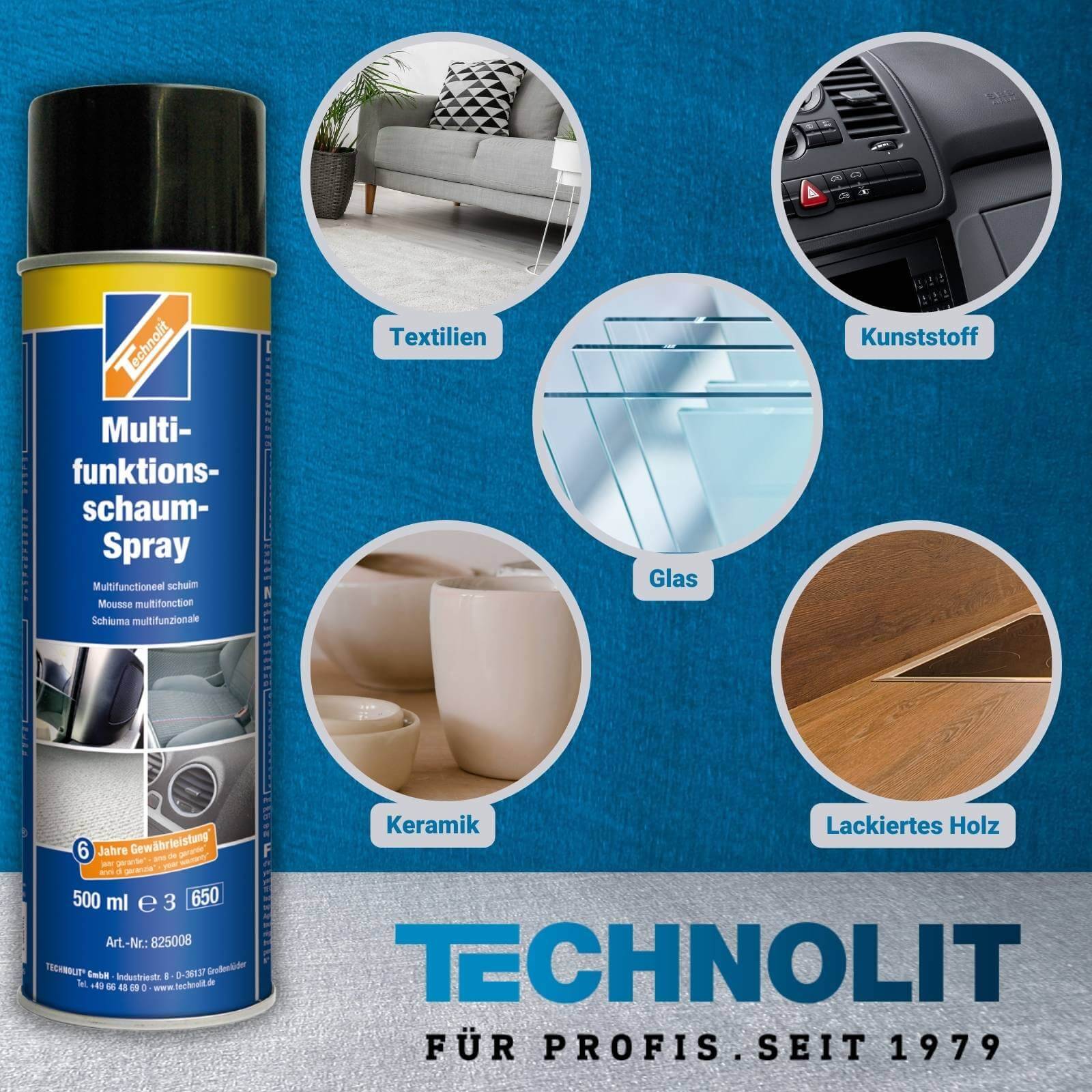 TECHNOLIT Multifunktionsschaum-Spray 500 ml