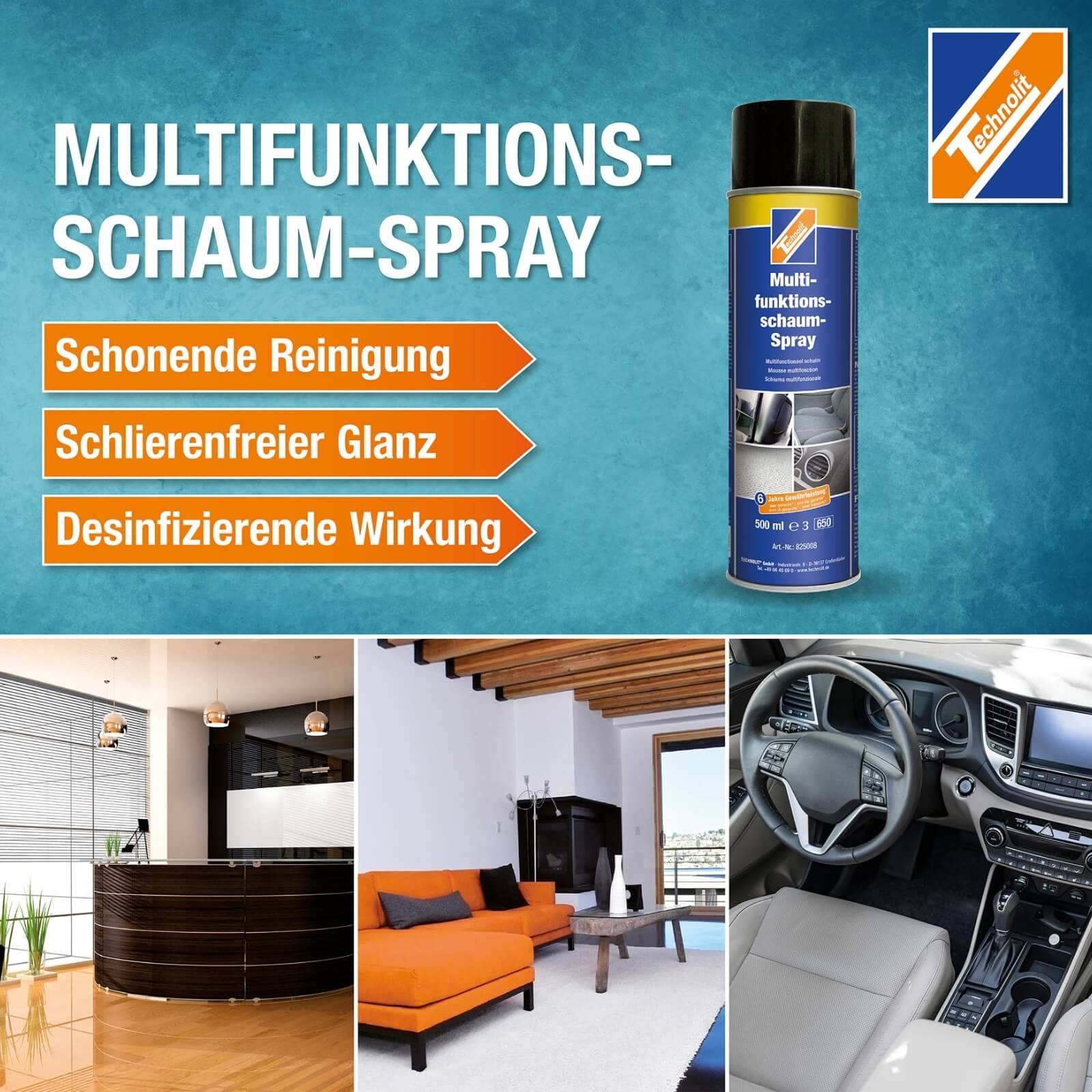 TECHNOLIT Multifunktionsschaum-Spray 500 ml