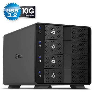FANTEC MB-X4U31 Storagegehäuse 4x 3,5/2,5 HDD/SSD USB 3.2 Gehäuse / Wechselrahmen HDD / externe