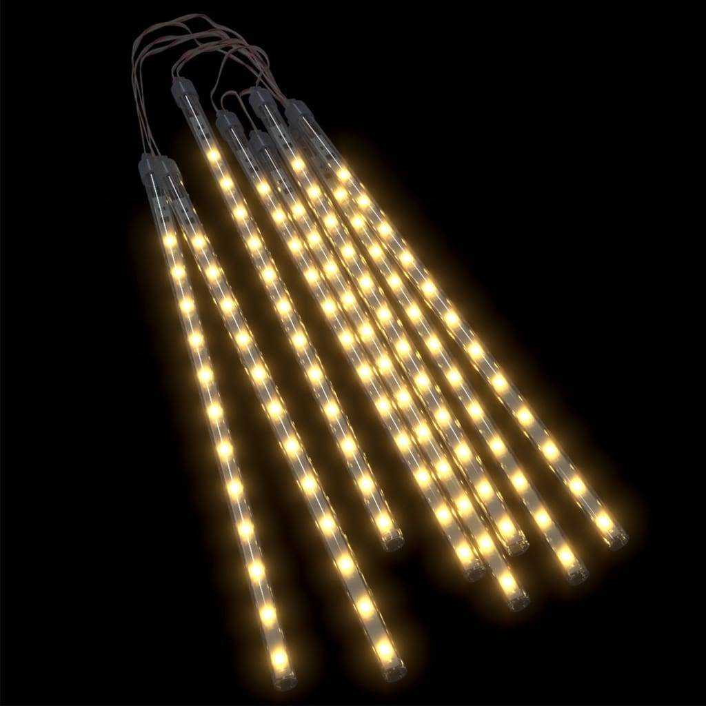 vidaXL LED Meteor-Lichter 8 Stk. 30 cm Warmweiß 192 LEDs