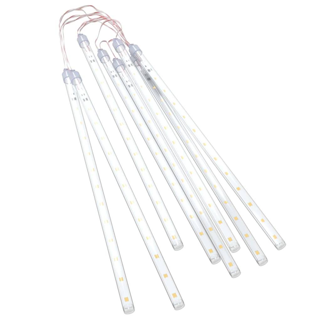 vidaXL LED Meteor-Lichter 8 Stk. 30 cm Warmweiß 192 LEDs