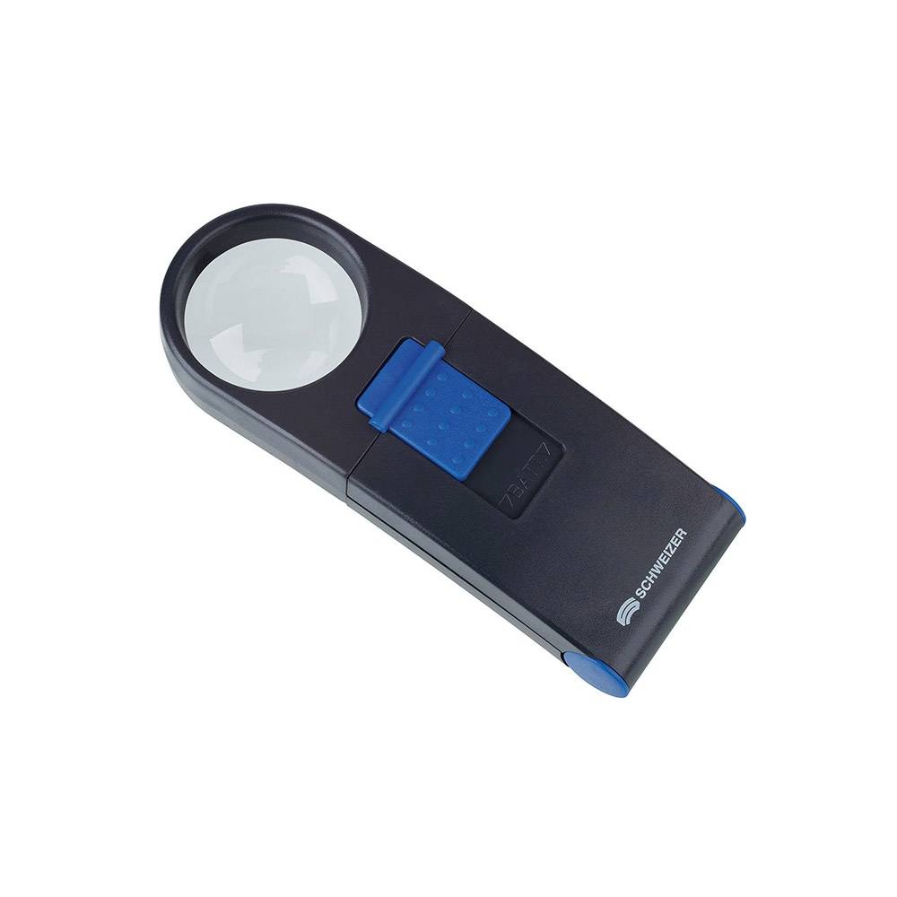 SCHWEIZER Handleuchtlupe Basic-Line 8 x / Ø 35 mm, asphärisch