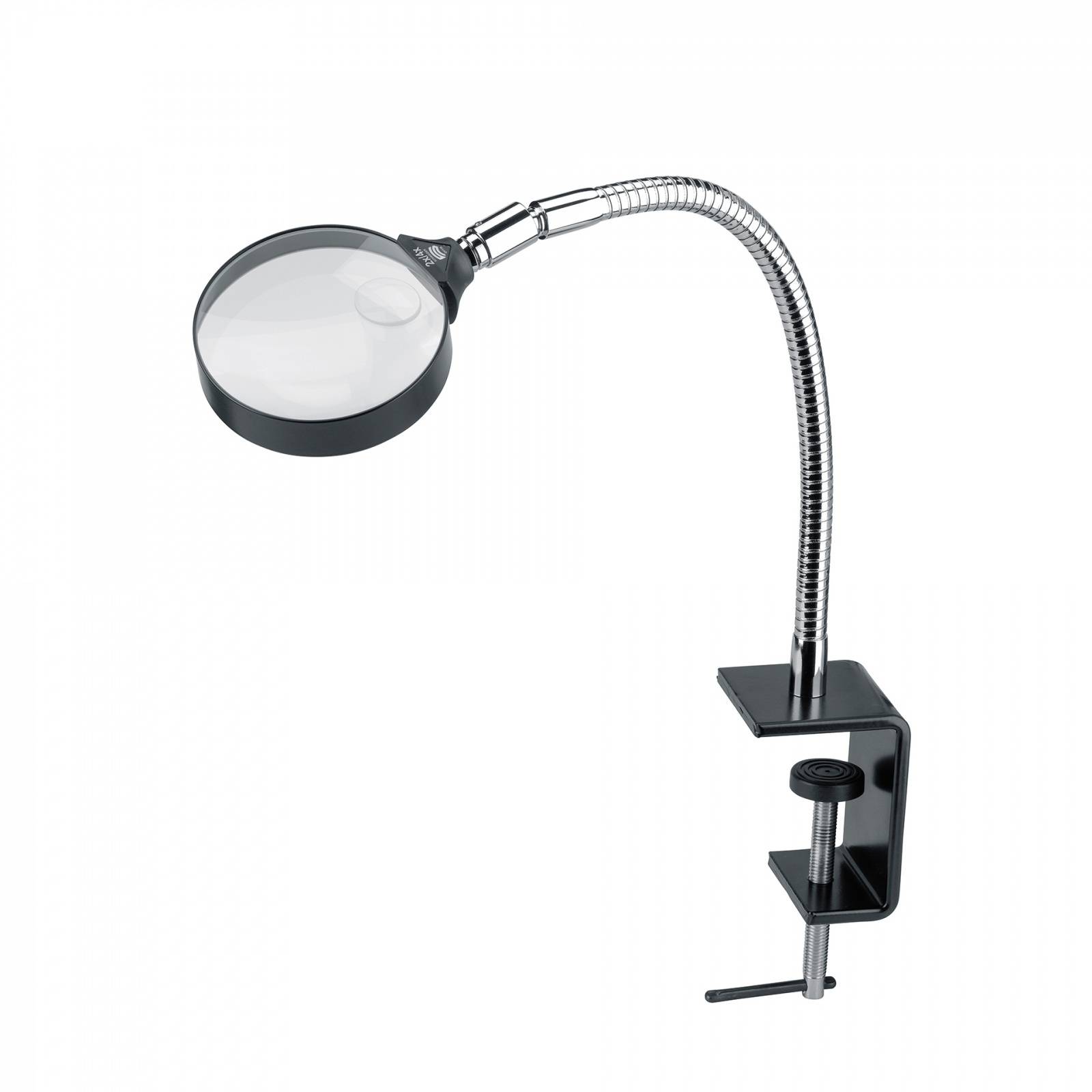 SCHWEIZER Arbeitsstandlupe Tech-Line Bifo 2 x / 4 x; Ø 90 / Ø 22,8 mm, bifokal, aplanatisch, Tischklemme