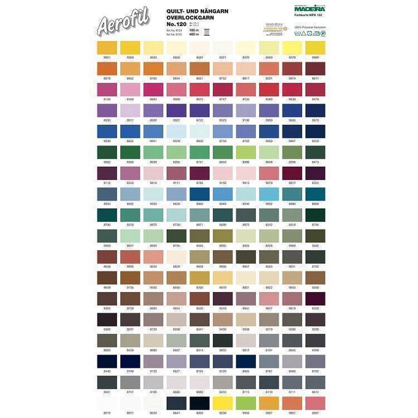 Madeira Aerofil 120 Allesnäher 400m Farbe 9939