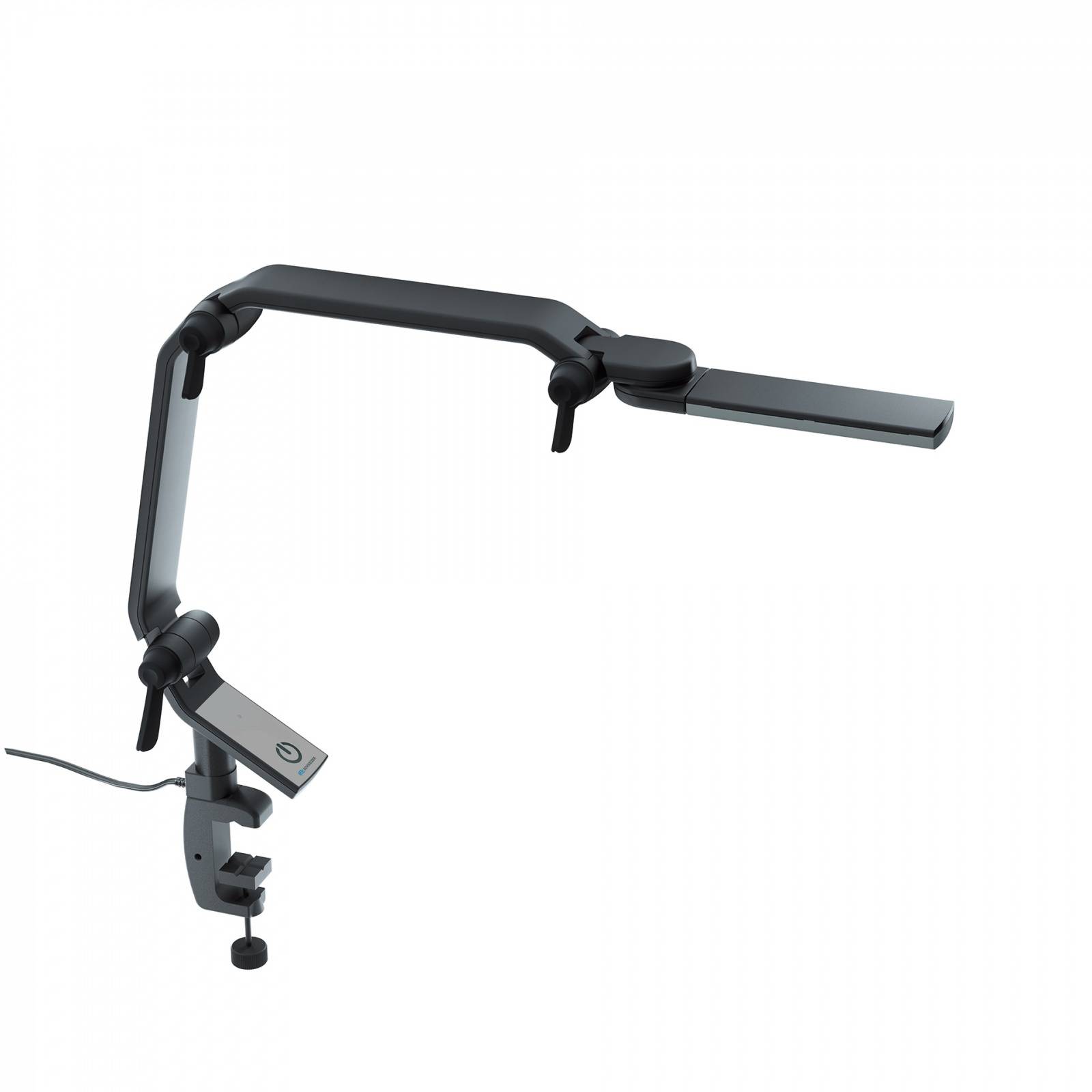 SCHWEIZER TechLight Tischleuchte Langarm mit Klemme , Netzteil, Armsegment bis ca. 60 cm