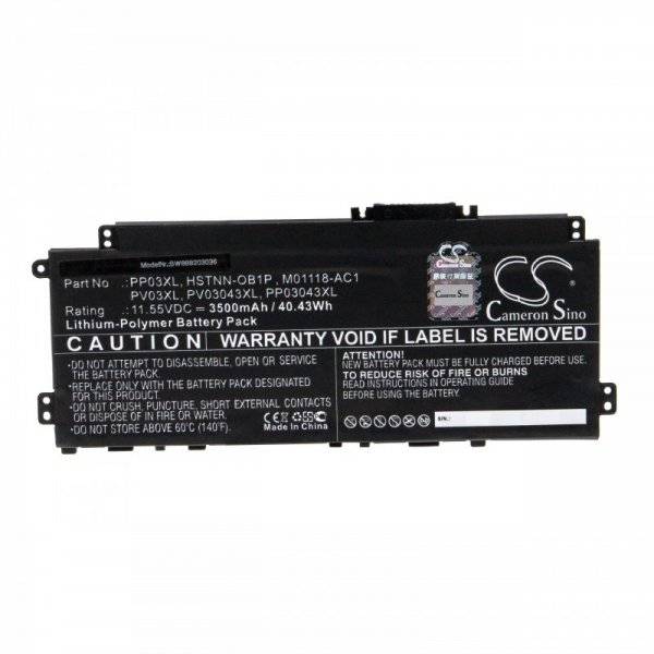 Akku passend für HP Pavilion 13-BB0005TU u.a. 3500mAh 11,55V Li-Polymer