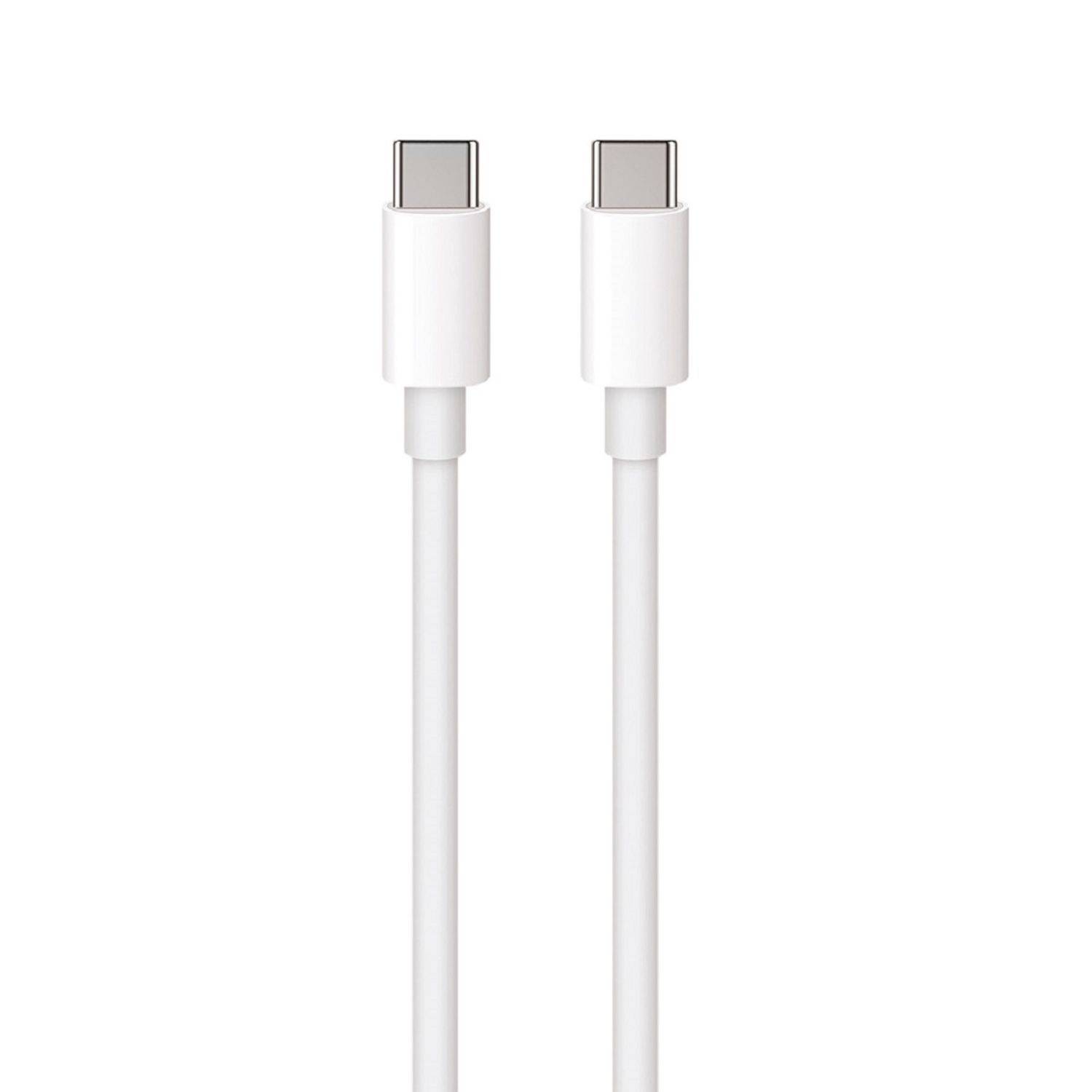 2m 100W Ladekabel USB-C - USB-C Schnellladekabel Datenkabel Handy-Ladekabel Weiß