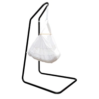 Baby Federwiege mit Gestell - 160cm Hängeschaukel Ständer - Hängematte mit Feder Baby Federwiege mit Gestell - 160cm Hängeschaukel Ständer - Hängematte mit Feder