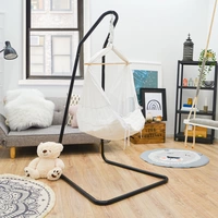 Baby Federwiege mit Gestell - 160cm Hängeschaukel Ständer - Hängematte mit Feder Baby Federwiege mit Gestell - 160cm Hängeschaukel Ständer - Hängematte mit Feder
