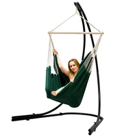 XXL Hängesessel mit Gestell Hängestuhl für 2 Doppel Hängesitz Hängeliege Grün XXL Hängesessel mit Gestell Hängestuhl für 2 Doppel Hängesitz Hängeliege Grün