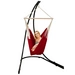 XXL Hängesessel mit Gestell Hängestuhl für 2 Hängeliege Hängesitz Bordeaux Rot XXL Hängesessel mit Gestell Hängestuhl für 2 Hängeliege Hängesitz Bordeaux Rot