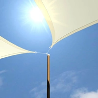 UV Sonnensegel 4,2x4,2x6 HDPE Dreieck Rechtwinklig Sonnenschutz Garten Beige UV Sonnensegel 4,2x4,2x6 HDPE Dreieck Rechtwinklig Sonnenschutz Garten Beige