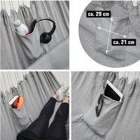 XXL Liege Hängesessel mit Seitenfach und Kissen 220x120cm Outdoor Hängematte XXL Liege Hängesessel mit Seitenfach und Kissen 220x120cm Outdoor Hängematte