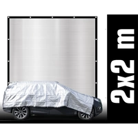 99% Schattennetz 2x2m Alu Sonnensegel Sonnenschutz Netz Hitzeschutz Camping 99% Schattennetz 2x2m Alu Sonnensegel Sonnenschutz Netz Hitzeschutz Camping