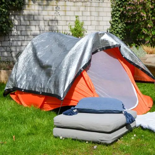 99% Schattennetz 2x2m Alu Sonnensegel Sonnenschutz Netz Hitzeschutz Camping 99% Schattennetz 2x2m Alu Sonnensegel Sonnenschutz Netz Hitzeschutz Camping