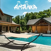 Bis 100kg: Outdoor Stabhängematte 1 Person - 190x80cm Hängematte Garten & Balkon Bis 100kg: Outdoor Stabhängematte 1 Person - 190x80cm Hängematte Garten & Balkon