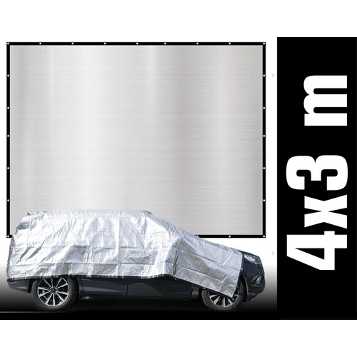 99% Schattennetz 3x4m Alu Sonnensegel Sonnenschutz Netz Hitzeschutz für Auto 99% Schattennetz 3x4m Alu Sonnensegel Sonnenschutz Netz Hitzeschutz für Auto
