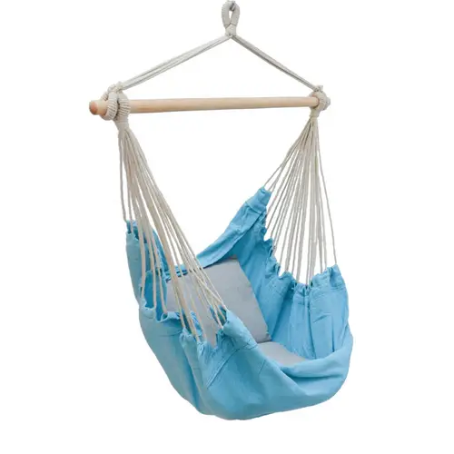 Balkon Hängesessel mit 2 Kissen zum Wenden - Outdoor Hängeschaukel für Garten Balkon Hängesessel mit 2 Kissen zum Wenden - Outdoor Hängeschaukel für Garten