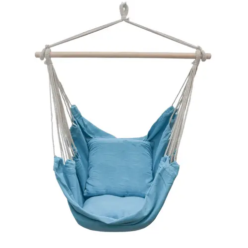 Balkon Hängesessel mit 2 Kissen zum Wenden - Outdoor Hängeschaukel für Garten Balkon Hängesessel mit 2 Kissen zum Wenden - Outdoor Hängeschaukel für Garten