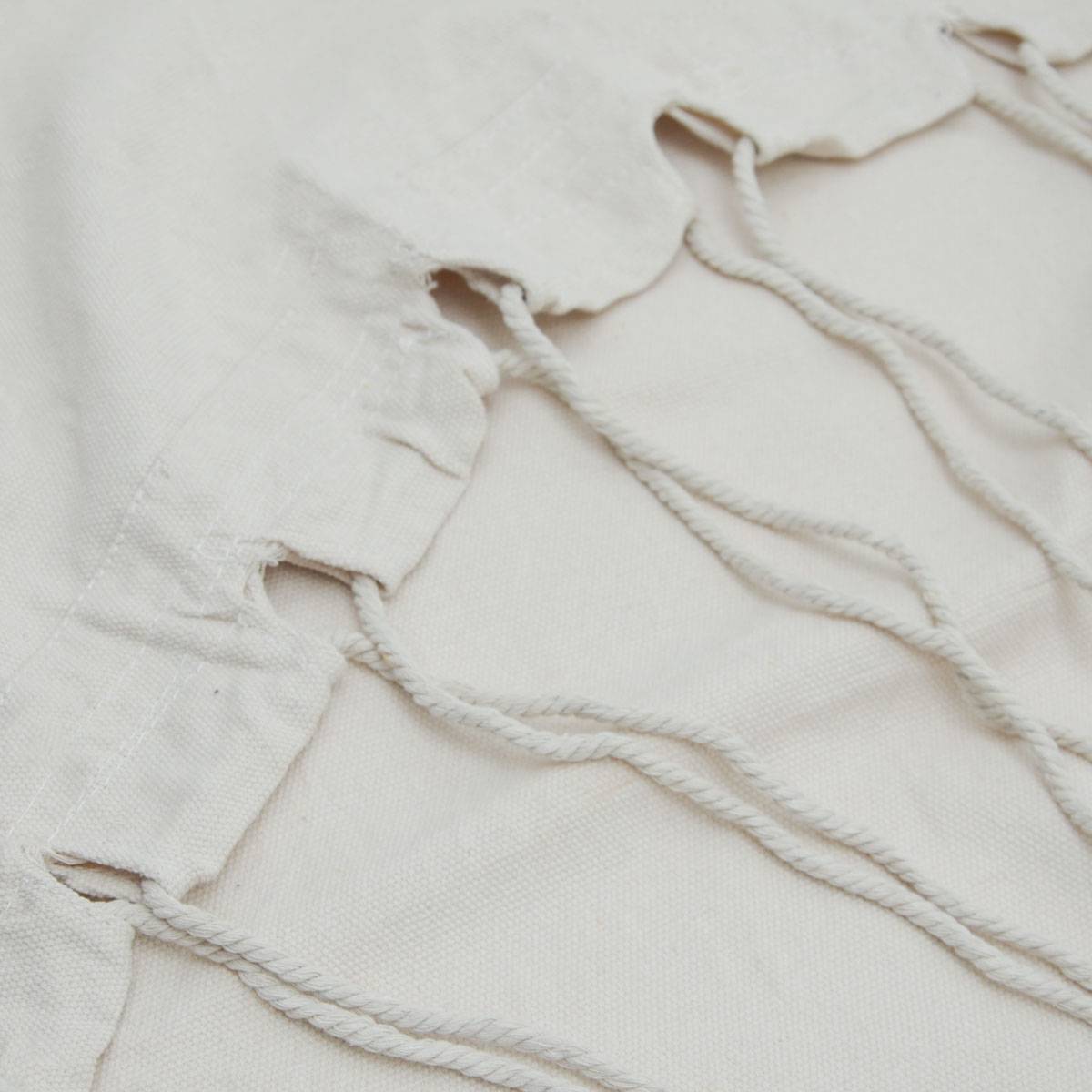 Hängesessel mit 2 Kissen zum Wenden Balkon Hängesessel Beige Outdoor Sessel