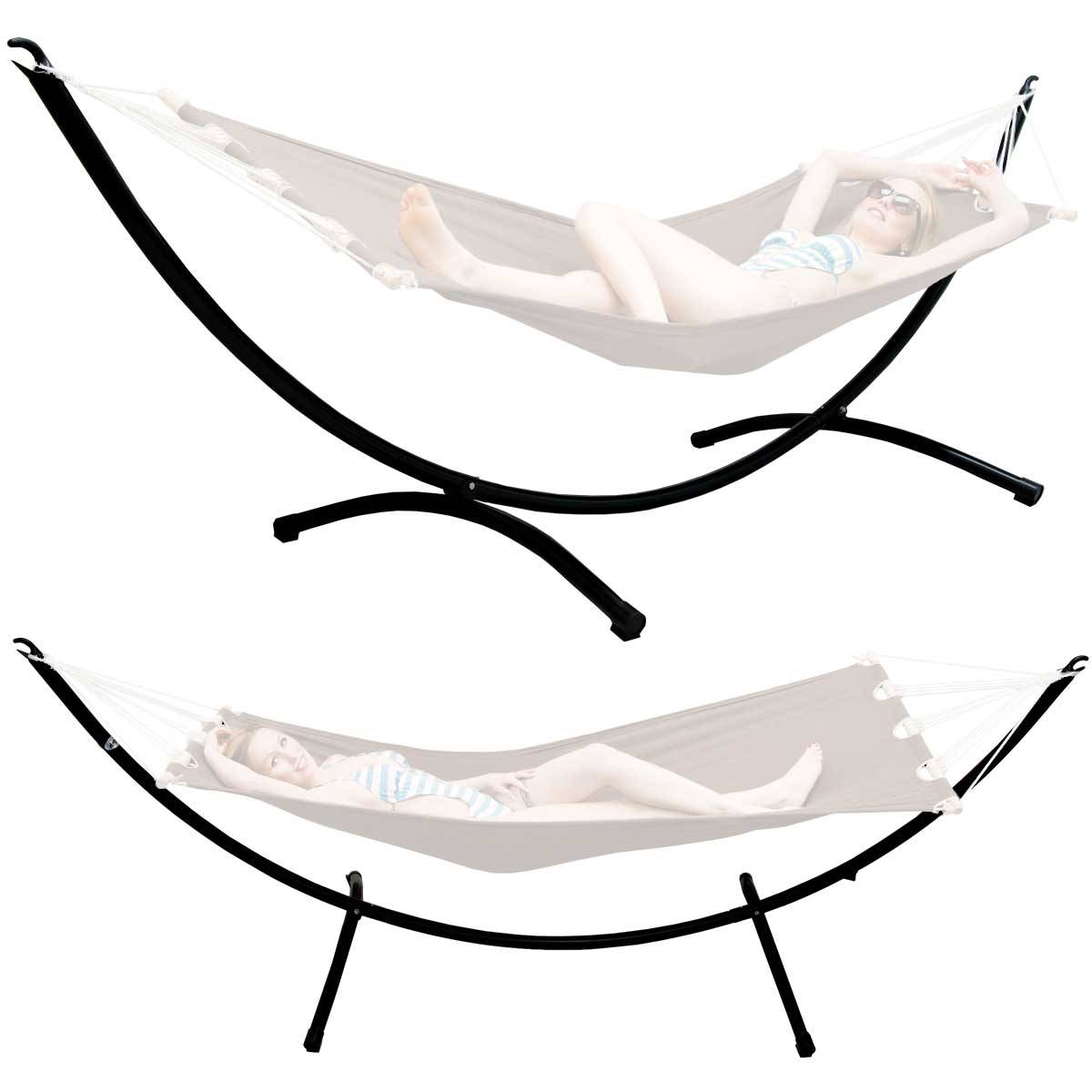 Outdoor Hängemattengestell OHNE Hängematte - 300x100cm Garten Gestell bis 120kg