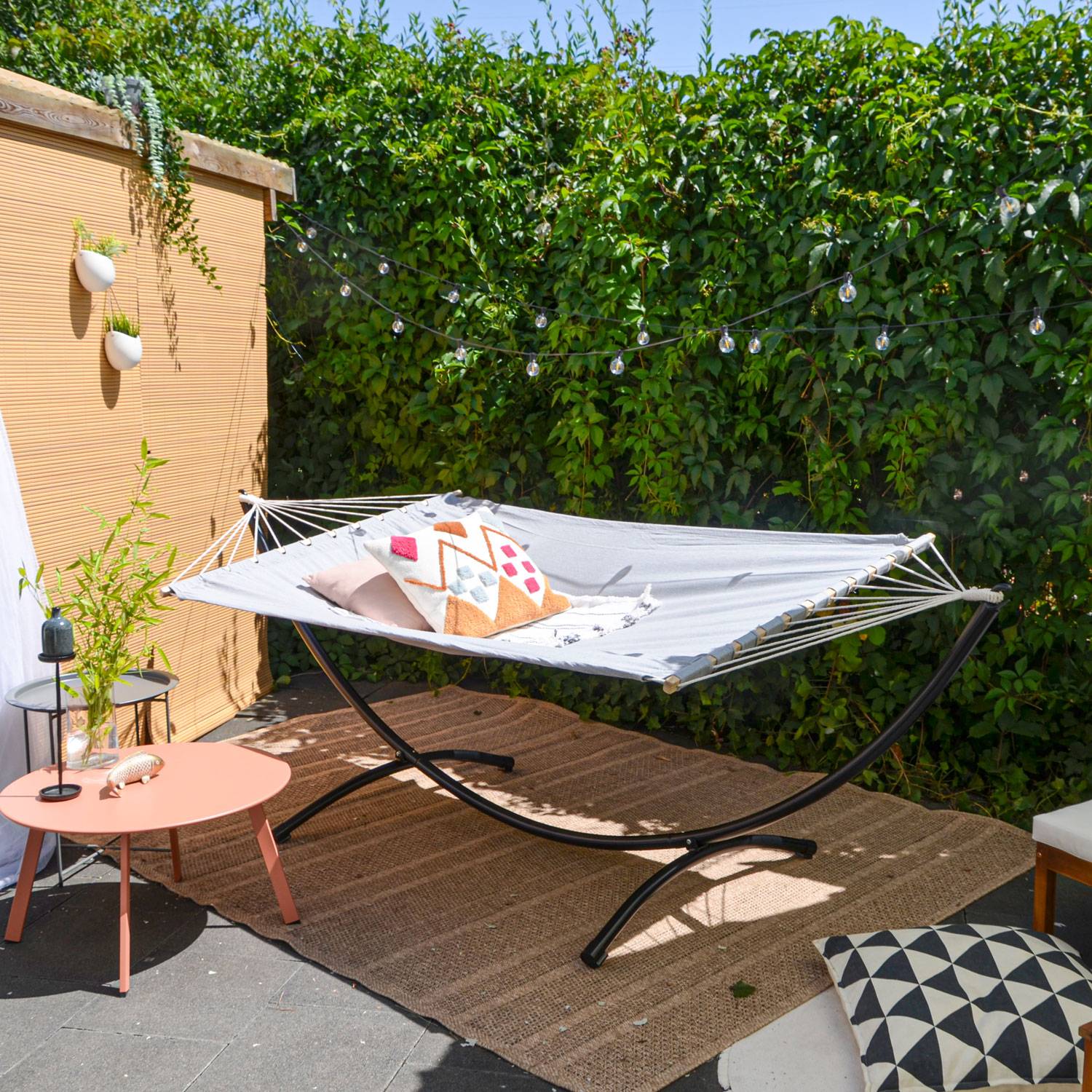 Outdoor Hängemattengestell OHNE Hängematte - 300x100cm Garten Gestell bis 120kg