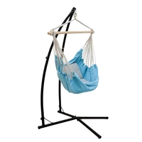 Hängestuhlgestell mit Hängesessel 215cm Metallgestell bis 120kg mit 2 Kissen Hängestuhlgestell mit Hängesessel 215cm Metallgestell bis 120kg mit 2 Kissen