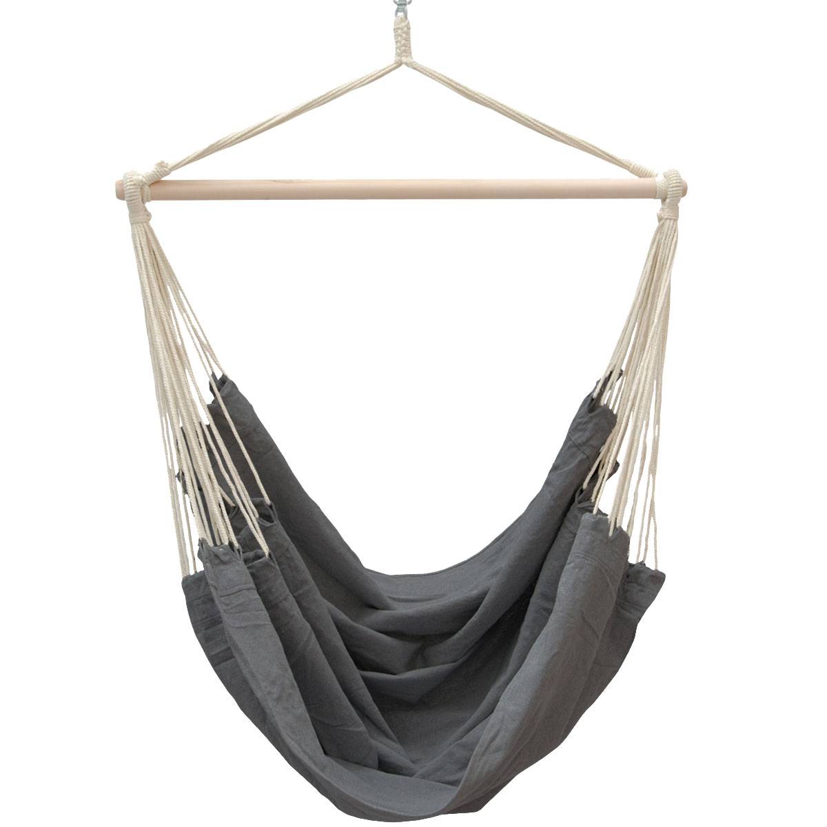 XXL Hängesessel für 2 Personen185x130 Hängestuhl bis 150kg Hängematte Baumwolle